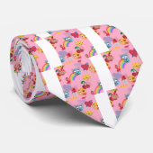 Mädchen Emoji Krawatte (Gerollt)