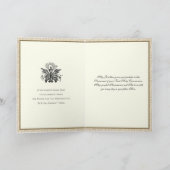 Mädchen Erste heilige Kommune Jesus Gebet Karte (Innenseite)