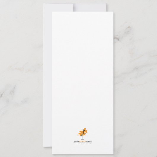 Mädchen-erste Kommunion Einladung (Rückseite)