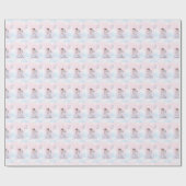 Mädchen, Erster Kommunion Angel Geschenkpapier (Flach)