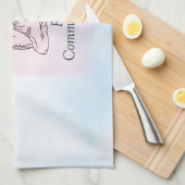 Mädchen, Erster Kommunion Angel Geschirrtuch (Viertel Falte)