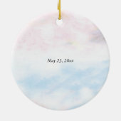 Mädchen, Erster Kommunion Angel Keramikornament (Hinten)