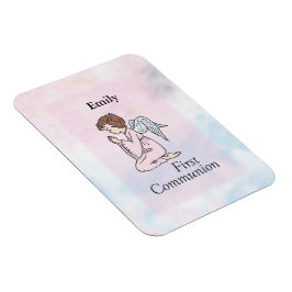 Mädchen, Erster Kommunion Angel Magnet