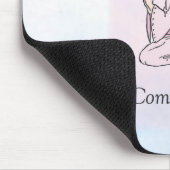 Mädchen, Erster Kommunion Angel Mousepad (Ecke)