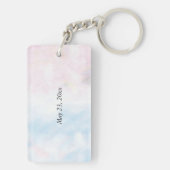 Mädchen, Erster Kommunion Angel Schlüsselanhänger (Rückseite)