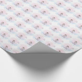 Mädchen, Erstkommunion Engel Geschenkpapier (Ecke)