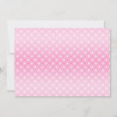 Mädchen-Ewigkeits-Ring-danken QuerFoto-Taufe Ihnen Dankeskarte (Rückseite)