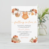 Mädchen fallen in Liebe Kleidung Kinderdusche Einladung (Stehend Vorderseite)