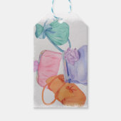 MÄDCHEN FARBEITER ZWECKE GESCHENKANHÄNGER (Vorderseite)