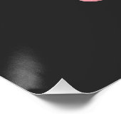 Mädchen Faultier T-Shirt Poster (Ecke)