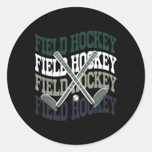 Mädchen Feldhockey-Shirt Teenager Jugend Süße Schw Runder Aufkleber