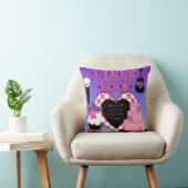 Mädchen-Felsen-Kissen Kissen (Stuhl )