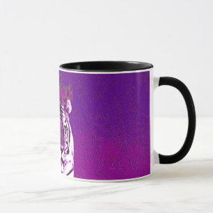 Mädchen-Felsen-Tiger-Tasse Tasse