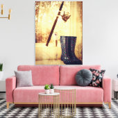 Mädchen Fisch auch Leinwanddruck (Insitu (Wohnzimmer))