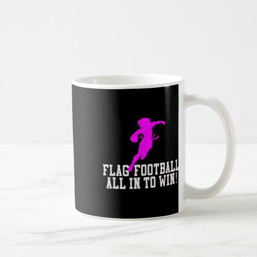 Mädchen Flag Fußball für Kinder Jugend oder Frauen Kaffeetasse (Rechts)