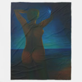 Mädchen Fleecedecke (Vorderseite)