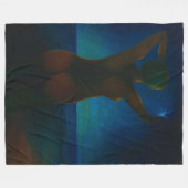 Mädchen Fleecedecke (Vorderseite (Horizontal))