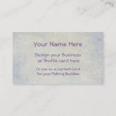 Mädchen fliegen Fische auch! Visitenkarte (Rückseite)