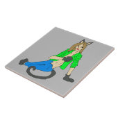 Mädchen Fliese (Seite)