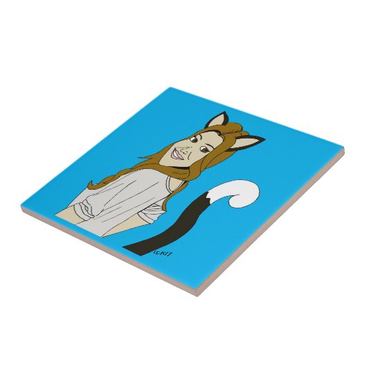 Mädchen Fliese (Seite)