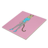 Mädchen Fliese (Seite)