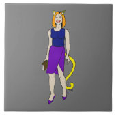 Mädchen Fliese (Vorderseite)