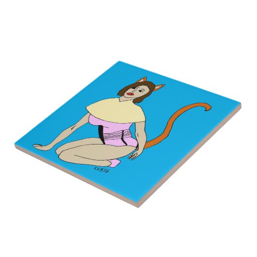 Mädchen Fliese (Seite)