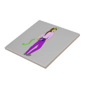 Mädchen Fliese (Seite)