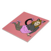 Mädchen Fliese (Seite)