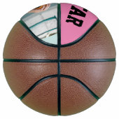 MÄDCHEN-FOTO ZURÜCK BASKETBALL (Rechts)