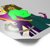 Mädchen Fotodruck (Ecke)