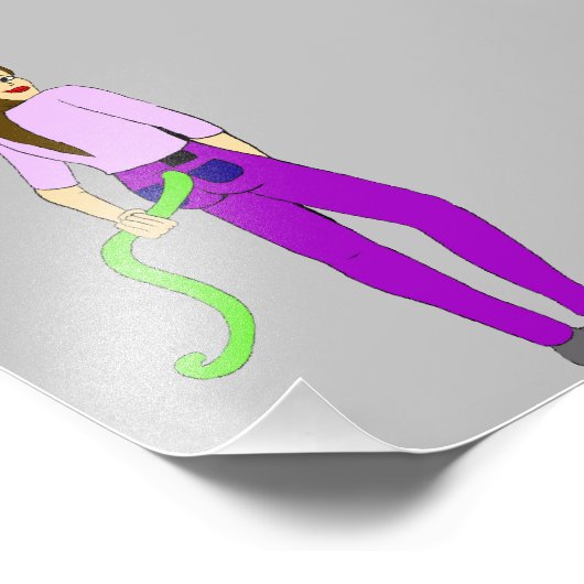 Mädchen Fotodruck (Ecke)