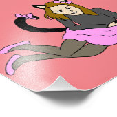 Mädchen Fotodruck (Ecke)