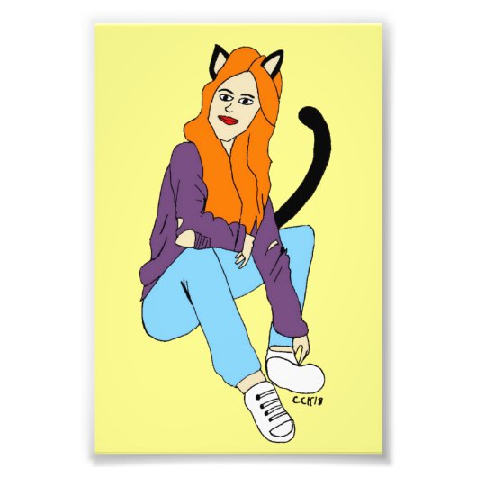 Mädchen Fotodruck (Vorne)