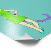 Mädchen Fotodruck (Ecke)