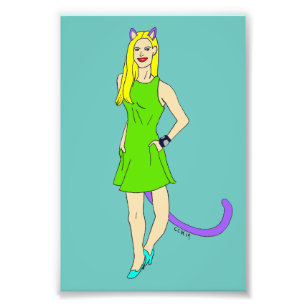 Mädchen Fotodruck