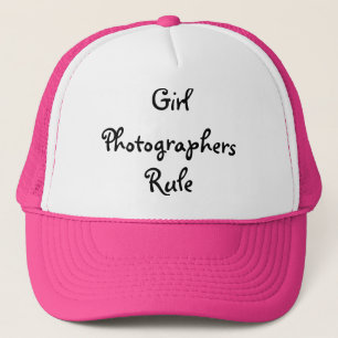 Mädchen-Fotograf-Hut Truckerkappe