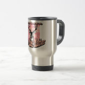 Mädchen-Frauen-Frauen-rosa Reisebecher (VorderseiteRechts)