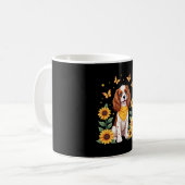 Mädchen Frauen Mutter Cavalier King Charles Spanie Kaffeetasse (Vorderseite Links)