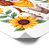 Mädchen Frauen Mutter Cavalier King Charles Spanie Poster (Ecke)