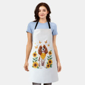 Mädchen Frauen Mutter Cavalier King Charles Spanie Schürze (Getragen)