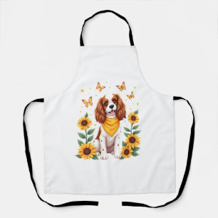 Mädchen Frauen Mutter Cavalier King Charles Spanie Schürze