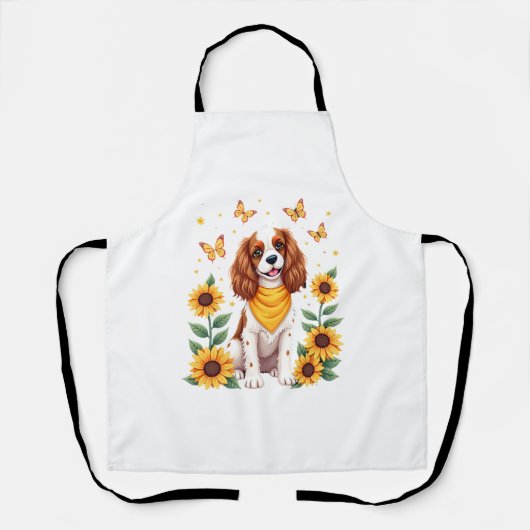 Mädchen Frauen Mutter Cavalier King Charles Spanie Schürze (Vorderseite)