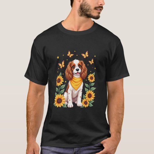 Mädchen Frauen Mutter Cavalier King Charles Spanie T-Shirt (Vorderseite)
