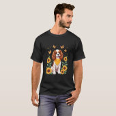 Mädchen Frauen Mutter Cavalier King Charles Spanie T-Shirt (Vorne ganz)