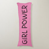 MÄDCHEN FÜR MÄDCHEN POWER KÖRPER SEITENSCHLÄFERKISSEN (Vorderseite Vertikal)