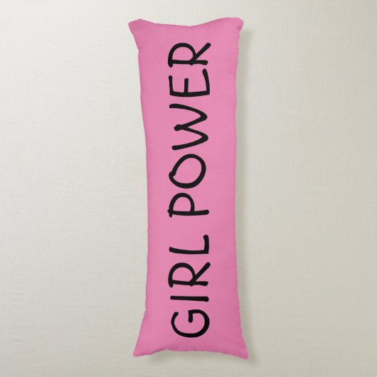 MÄDCHEN FÜR MÄDCHEN POWER KÖRPER SEITENSCHLÄFERKISSEN (Vorderseite Vertikal)