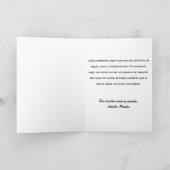 Mädchen Fußball gefaltete Grußkarte Karte (Innenseite)