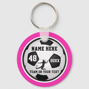 Mädchen-Fußball-Team-Geschenke, Ihre Farben und Schlüsselanhänger