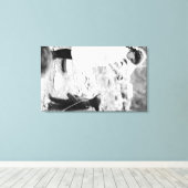 Mädchen Fütternd Bärenkuppe in Seward Leinwanddruck (Insitu (Holzboden))